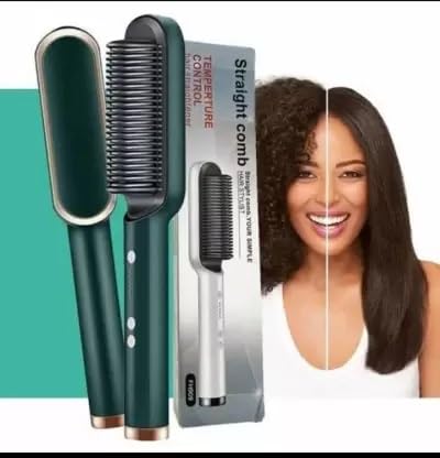 3-in-1 Rechargeable Mini Hair Straightener & Curler Brush