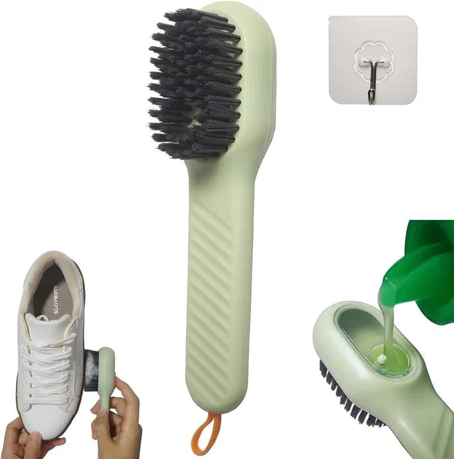 Multifunctional Liquid Shoe Cleaning Brush with Soap Dispenser